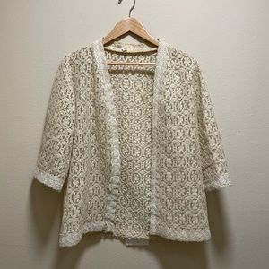 Little House Creations Vintage Lace prairie cottage core victorian cardigan
